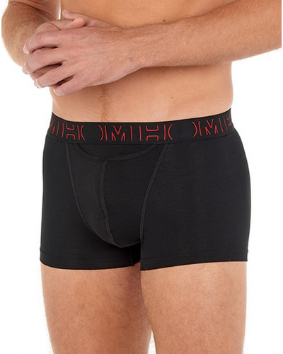 Lot de 2 Boxers en coton HOM Boxerlines (Rouge et Noir)