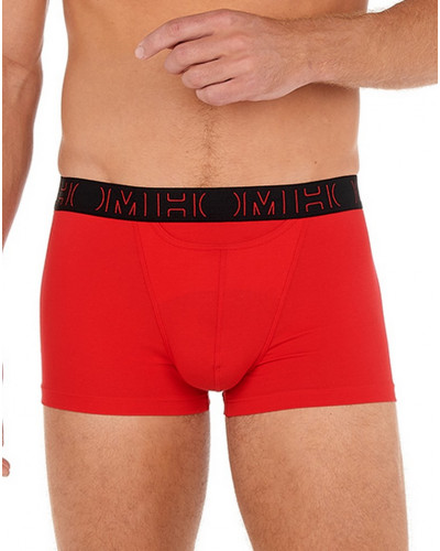 Lot de 2 Boxers en coton HOM Boxerlines (Rouge et Noir)