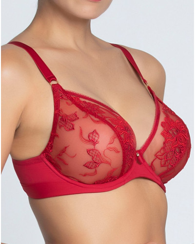 Triangle bra Lise Charmel Adorable en Sexy (Rouge Effusion)