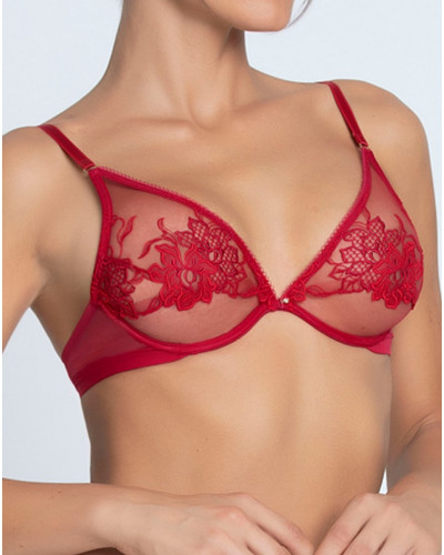 Soutien-gorge triangle armatures Lise Charmel Adorable en Sexy (Rouge Effusion)