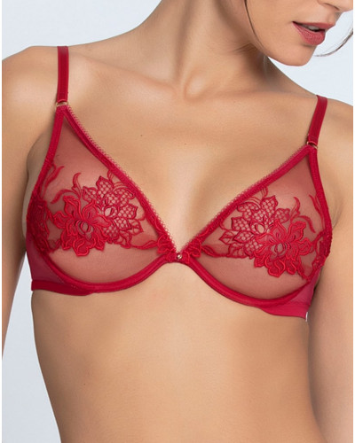 Sujetador triángulo con aros Lise Charmel Adorable en Sexy (Rouge Effusion)