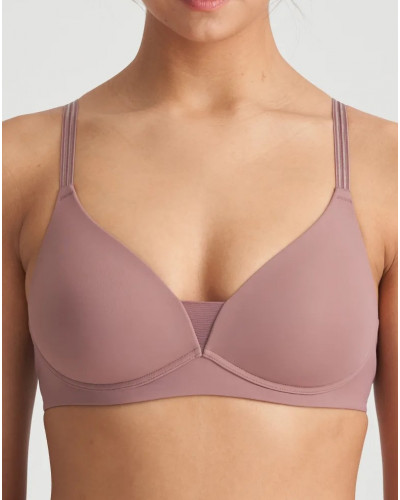 Soutien-gorge emboitant sans armature Marie Jo Louie (Satin Taupe)