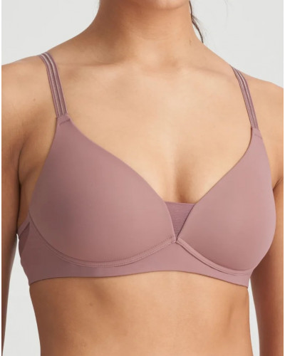 Full cup bra wireless Marie Jo Louie (Satin Taupe)