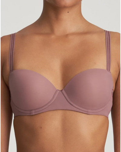 Sujetador acolchado balconette Marie Jo Louie (Satin Taupe)