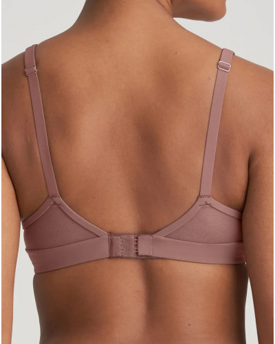 Sujetador acolchado balconette Marie Jo Louie (Satin Taupe)