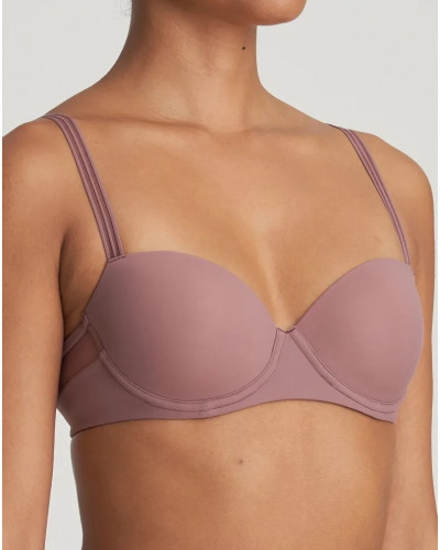 Sujetador acolchado balconette Marie Jo Louie (Satin Taupe)