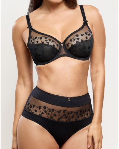Soutien-gorge classique avec armatures Empreinte Tess (Noir)
