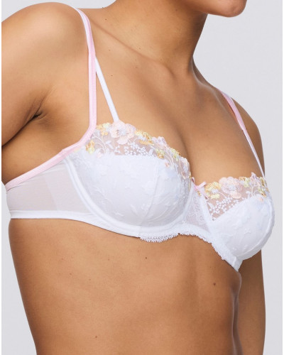 Soutien-gorge balconnet demi mousse Marie Jo Lizelot (Blanc)