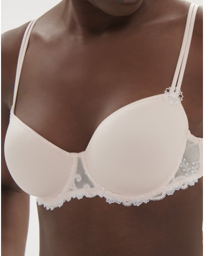 Soutien-gorge spacer décolleté carré Simone Pérèle Délice (Poudre)