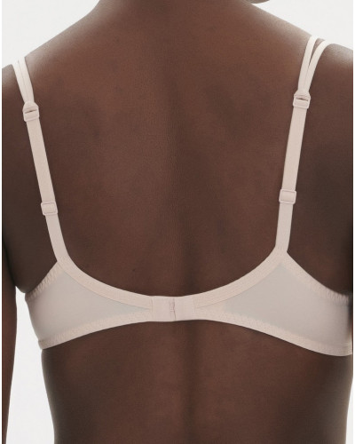 Square neckline spacer bra Simone Pérèle Délice (Poudre)