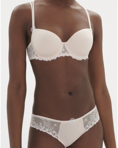Soutien-gorge spacer décolleté carré Simone Pérèle Délice (Poudre)