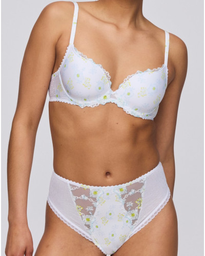 Soutien-gorge coque forme coeur Marie Jo Chen (White Yacht)