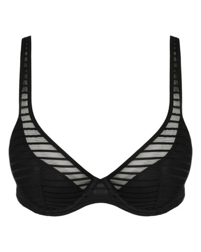 Sujetador plunge medio preformado Marie Jo Basyl (Negro)