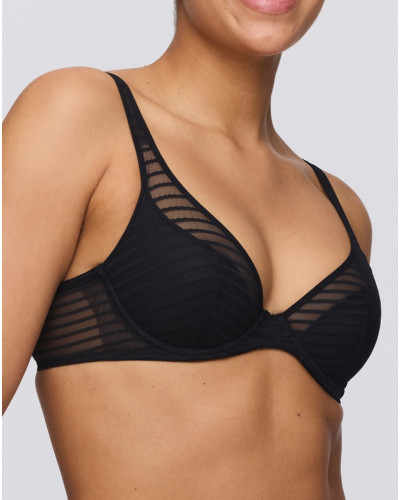 Soutien-gorge plunge demi mousse Marie Jo Basyl (Noir)