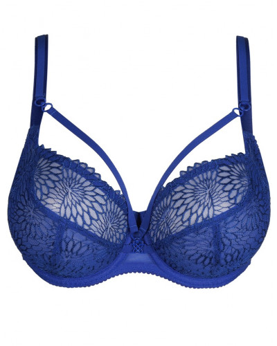Sujetador balconette corte tulipán Prima Donna Sophora (Blue Print)
