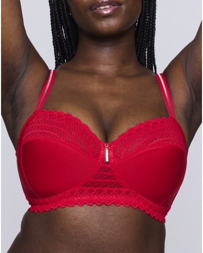 Wireless triangle bra Prima Donna Twist East End (True Red)
