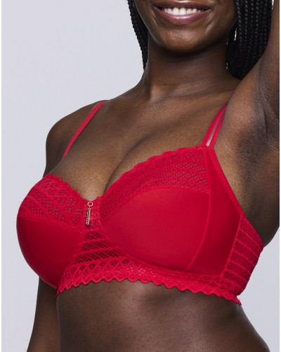 Wireless triangle bra Prima Donna Twist East End (True Red)