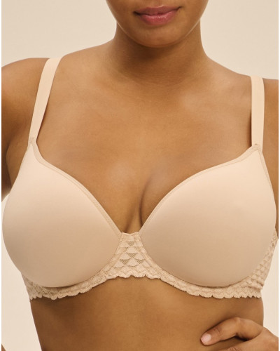 Soutien-gorge spacer plunge Simone Pérèle Subtile (Peau Rosée)