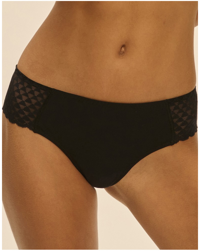 Shorty échancré Simone Pérèle Subtile (Noir)