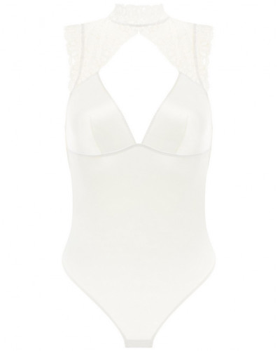 Body string en satin Simone Pérèle Symphonie (Naturel)