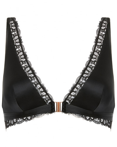 Satin wireless bra Simone Pérèle Symphonie (Black)
