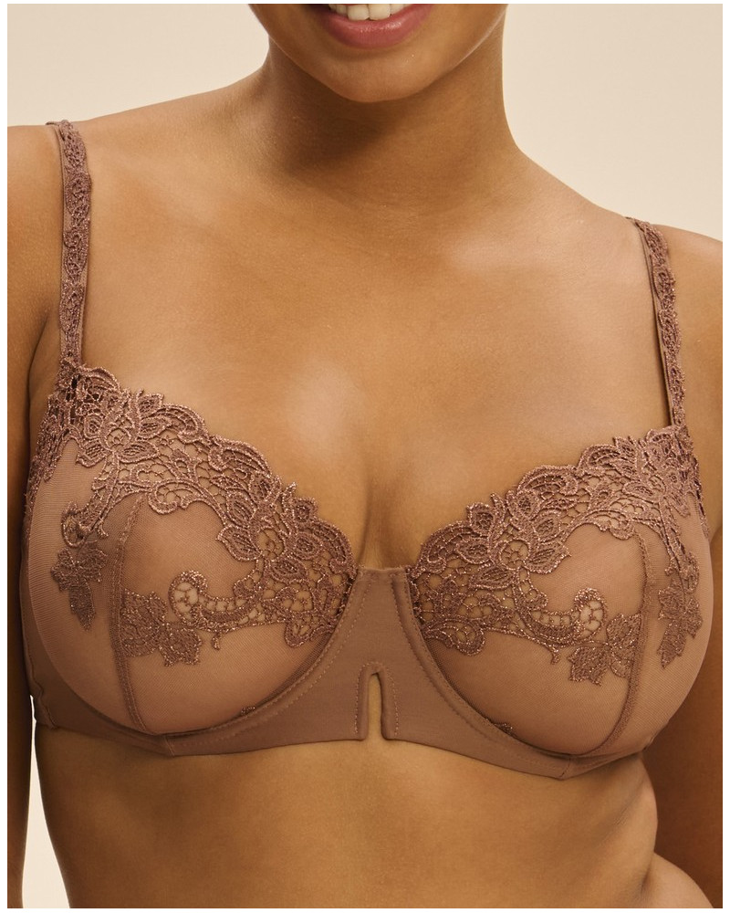 Demi bra Simone Pérèle Saga (Brun Tender)