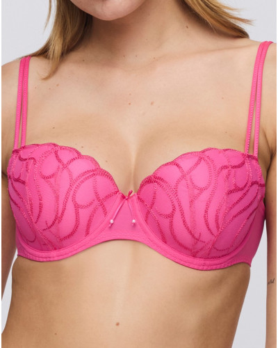 Soutien-gorge balconnet coque Marie Jo Heleen (Hollywood Pink)