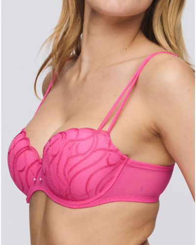 Soutien-gorge balconnet coque Marie Jo Heleen (Hollywood Pink)