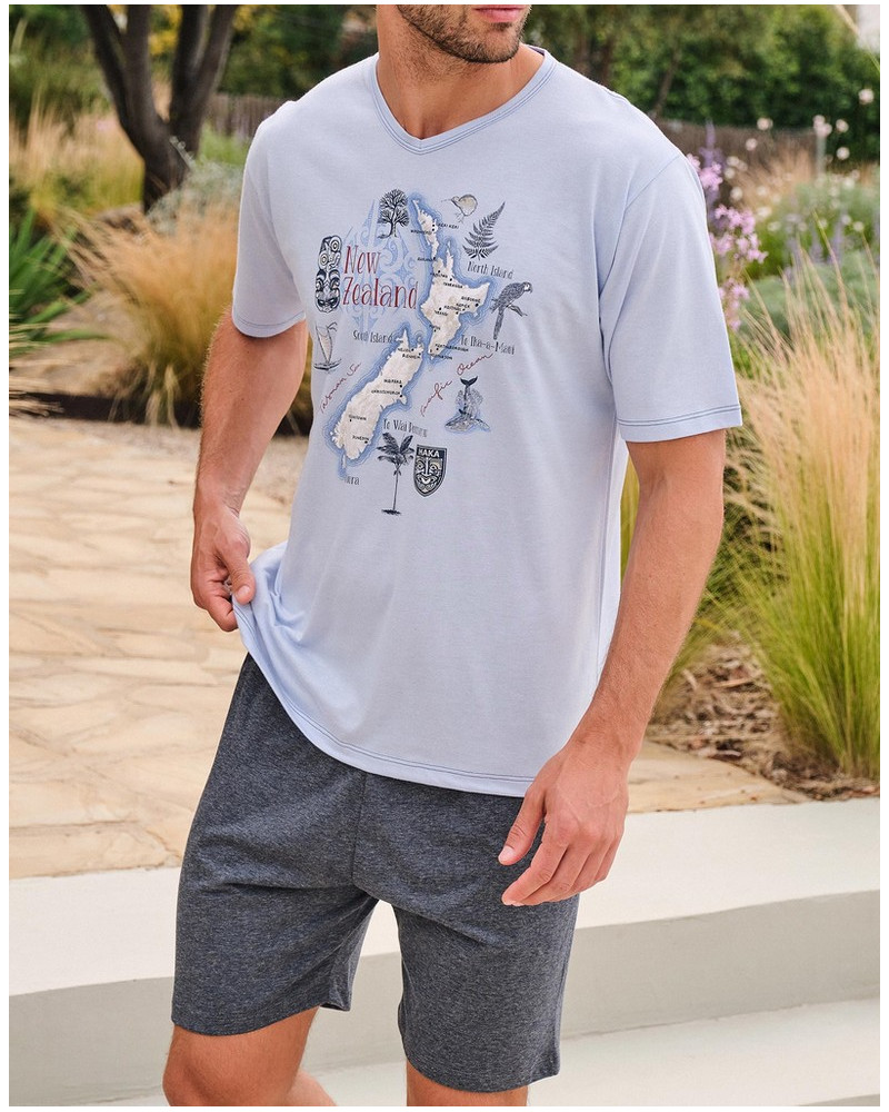 Short pyjamas Massana New Zealand cotton (Multicolor)
