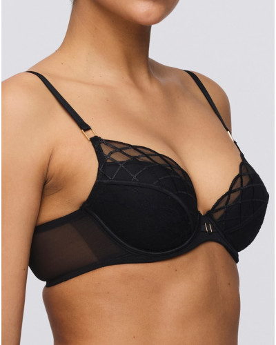 Soutien-gorge push-up coques amovibles Marie Jo Aven (Noir)