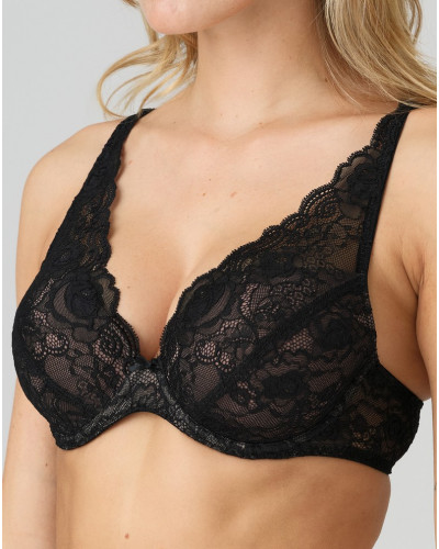 Soutien-gorge coque plunge Marie Jo Cyrile (Noir)