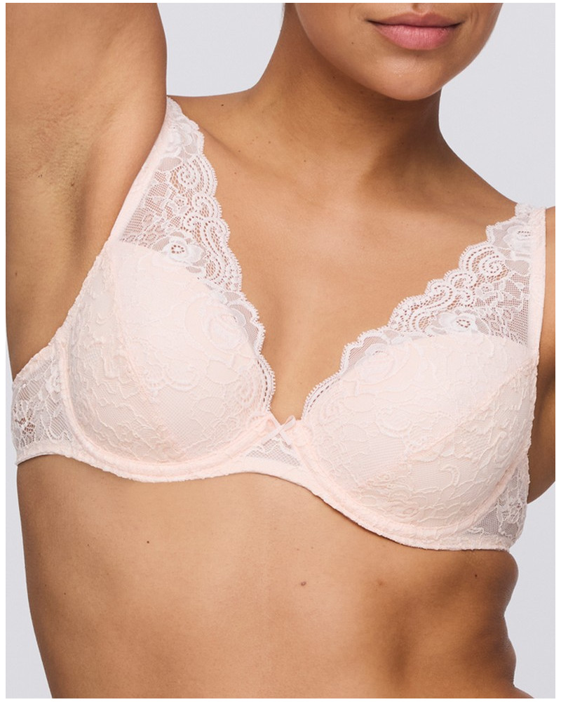 Soutien-gorge coque plunge Marie Jo Cyrile (Crystal Pink)