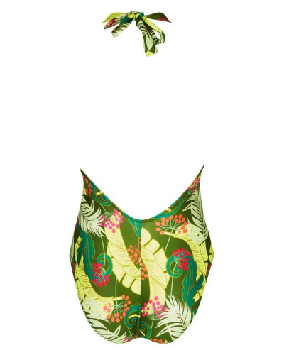 Maillot de bain une pièce nageur Antigel La Vénus Nature (Vert Tropic)