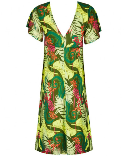 Vestido de ciudad Antigel La Vénus Nature (Vert Tropic)