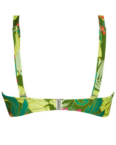 Soutien-gorge de bain bandeau coque bonnets profonds Antigel La Vénus Nature (Vert Tropic)