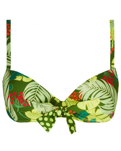 Soutien-gorge de bain coque Antigel La Vénus Nature (Vert Tropic)
