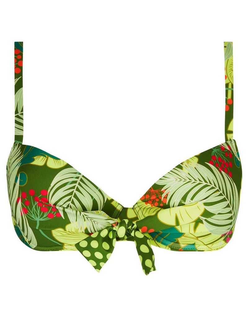 Padded bath bra Antigel La Vénus Nature (Vert Tropic)