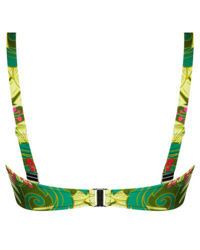 Soutien-gorge de bain coque triangle bonnets profonds Antigel La Vénus Nature (Vert Tropic)