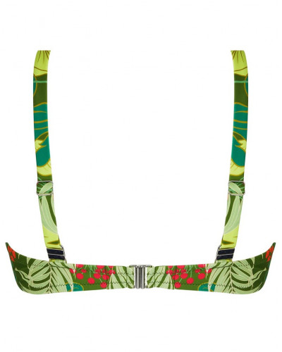 Swim demi-bra deep-cup Antigel La Vénus Nature (Vert Tropic)