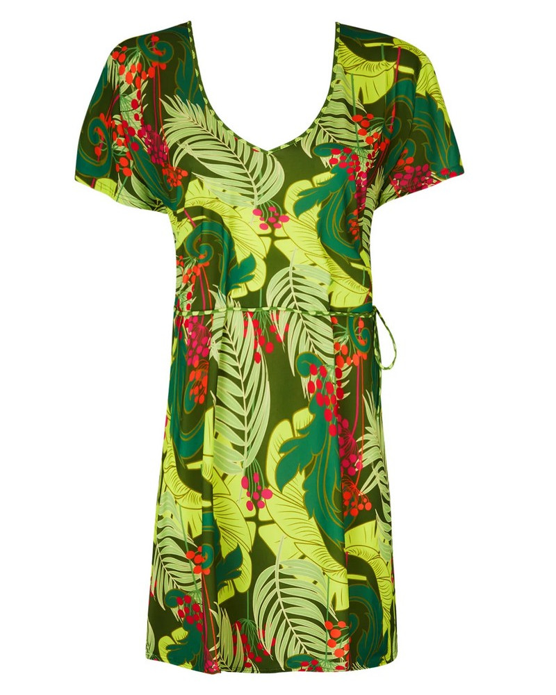 Beach tunic Antigel La Vénus Nature (Vert Tropic)