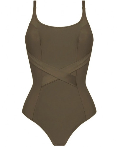 Maillot de bain une pièce armatures Antigel La Chiquissima (Kaki Chic)