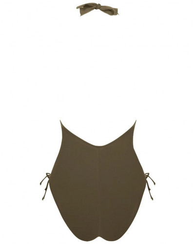 Seductive one-piece swimsuit Antigel La Chiquissima (Kaki Chic)