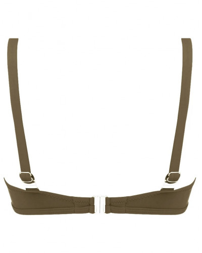 Underwired triangle bath bra Antigel La Chiquissima (Kaki Chic)