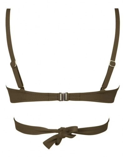 Soutien-gorge de bain triangle Antigel La Chiquissima (Kaki Chic)