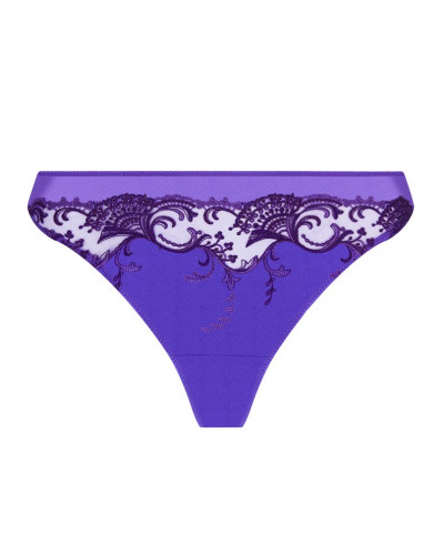 Thong Lise Charmel Splendeur Soie (Océan Bleu)