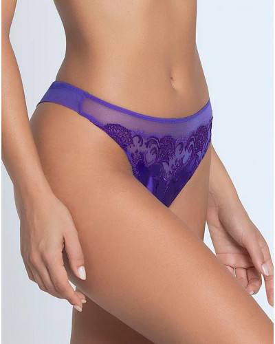 String Lise Charmel Splendeur Soie (Océan Bleu)