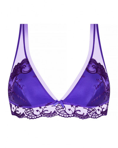 Triangle bra Lise Charmel Splendeur Soie (Océan Bleu)