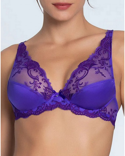 Glamour bra Lise Charmel Splendeur Soie (Océan Bleu)