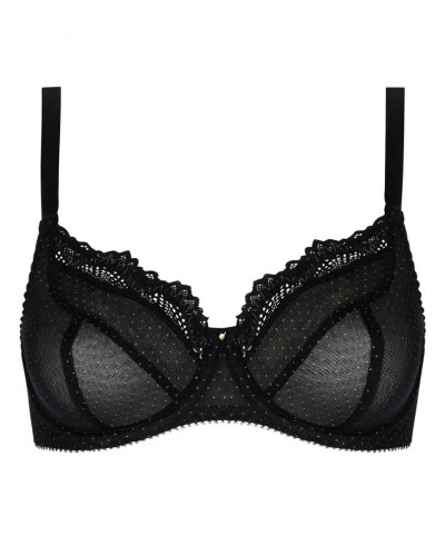 Soutien-gorge corbeille bien-être Antigel Nuit des Etoiles (Noir Or)