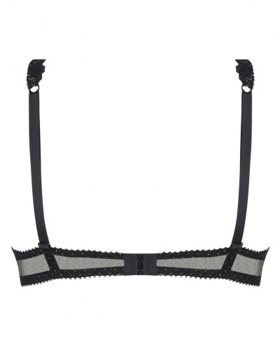 Soutien-gorge plunge demi mousse Antigel Nuit des Etoiles (Noir Or)